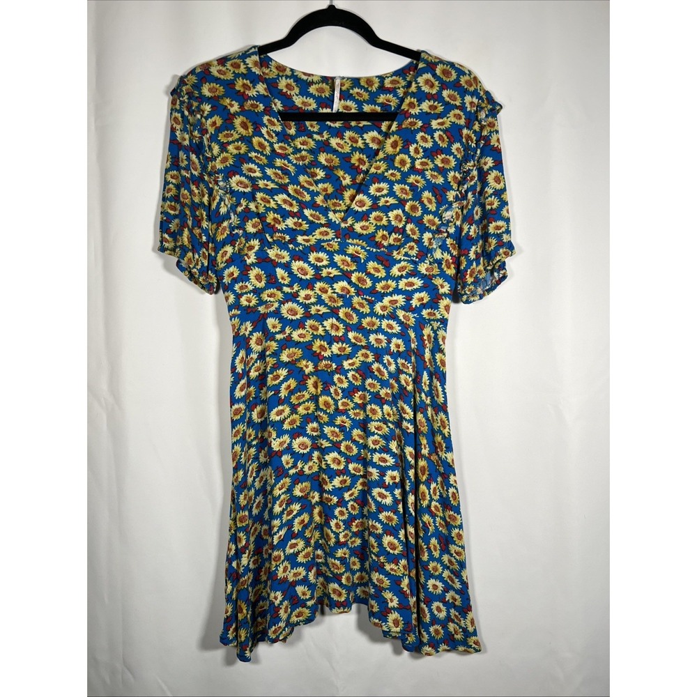 Free People Women's Sunflower Babydoll Dress Size 4 Ruffle Details Romantic Boho